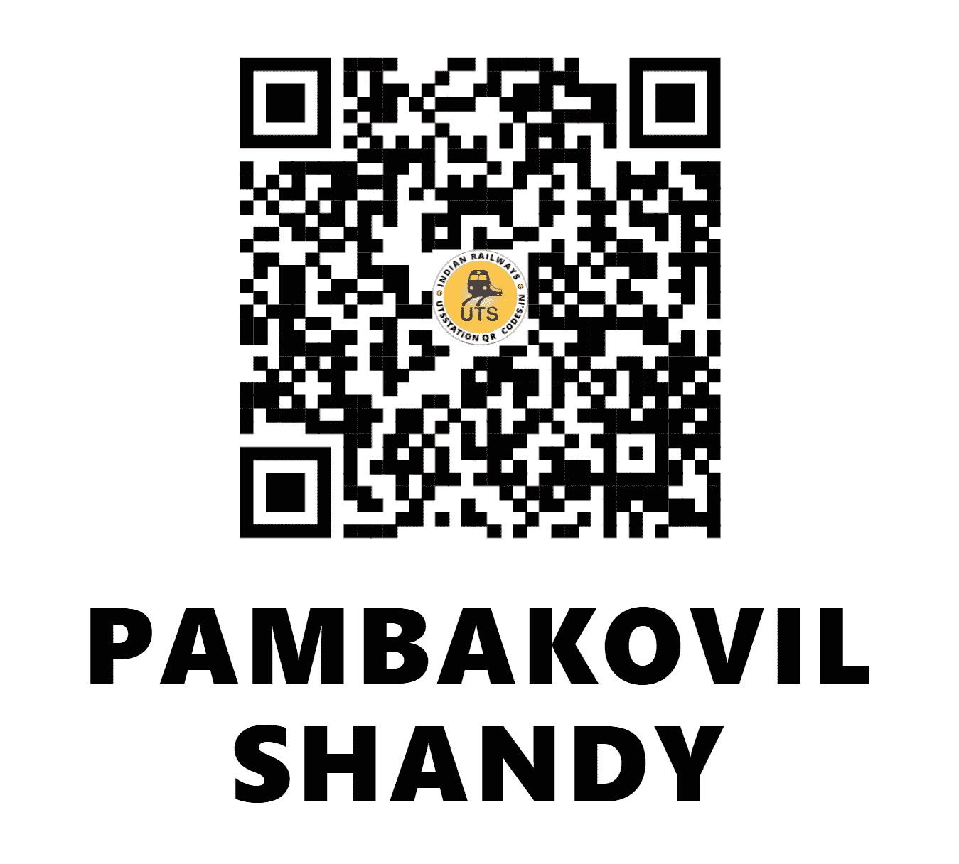 UTS QR Code for PAMBAKOVIL SHANDY - PBKS (SR - TAMIL NADU)